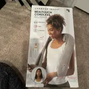 Sharper Image Realtouch Cordless Neck, Shoulder & Back Shiatsu Massager + Heat