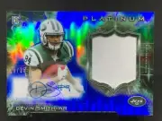 Devin Smith SP RC Auto Relic #/25 ~ 2015 TOPPS PLATINUM ROOKIE REFRACTOR! Jets