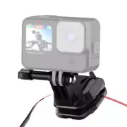 PULUZ Motorcycle Windshield Action Camera Mount Clip for GoPro Hero12 Black / DJ