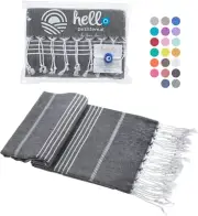 Turkish Beach Towel 39 X 71 Handwoven Cotton Quick Dry Fabric For Travel