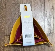 Elevation by Tina Wells Vegan Leather Traingle Valet Trays 3pcs