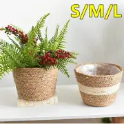 Grass Planter Basket Indoor Outdoor Flowers Pots Cover Plant Containers for Home