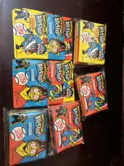 1988 Leaf Awesome! All-Stars Stickers & Bubble Gum Sealed Wax Pack