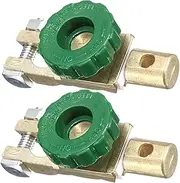 Car Battery Disconnect Switch 2pcs 17mm Power Cut Off Battery Safety Switch Easy Installation and Auto Cutoff
