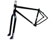 S&M ATF 29 Frame/Fork Kit Matt Black 23.75 TT