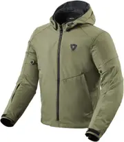 Revit Afterburn H20 Motorcycle Textile Jacket, green, Size M for Men