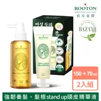 在飛比找momo購物網優惠-【ROOTON】甦活植萃髮根噴霧150ml+洗髮精70ml(