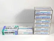 【SEALED x 8】Panasonic + TDK Video Head Cleaner Cleaning Tape for VHS-C＆S-VHS-C