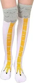 [TheFound] Crazy Funny Chicken Legs Knee-High Novelty Socks Funny Gifts