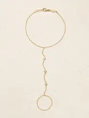 [Jacquie Aiche] Jacquie Aiche - 14-karat Gold Diamond Bracelet - S S Gold