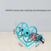 Electric Pipe Winding Rack Coil Pipe Release Pipe Water Trolley Organizer