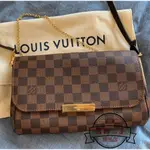 【凱莉二手】 LOUIS VUITTON 路易威登 N41276 經典DAMIER棋盤格磁釦手拿晚宴/斜背包 現貨