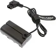 Alvin's Cables NP F550 Dummy Battery to D-Tap Power Cable for Sony NP F570 NP F970 Atomos Shinobi Atomos Ninja Monitor SmallHD Focus 7