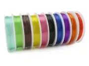 Crystal Thread - 0.8mm Beading String - 110 Yards - Color Elastic Stretch 100 M