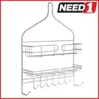 Wire Storage Shower Caddy - 100mm D x 400mm W x 520mm H