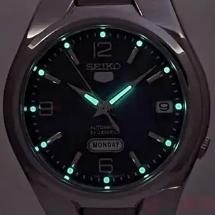 SEIKO 精工 SNK621K1手錶 盾牌5號 香檳藍面 夜光 星期日期 自動上鍊 機械錶 男錶