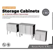 HO Gauge 1/87 Scene Model Storage Cabinets