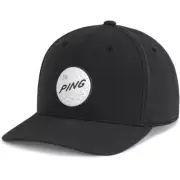 New Ping Gutty Cap Black Adjustable Snapback Hat/Cap