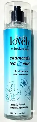 Bodycology Free & Lovely Chamomile Tea & Mint Refreshing Mist With Essential 8oz