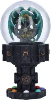 Nemesis Now Anne Stokes Year of The Magical Dragon Snow Globe, Multi Coloured, 1
