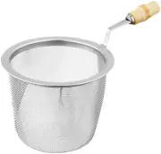 Nagao Tea strainer, deep type, for teapots, 18-8 stainless steel, with bamboo ha