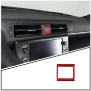 Red Carbon Fiber Emergency Warning Light Switch Cover Trim For Subaru BRZ 2022 (for: Subaru)