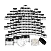 SATINIOR 500 Pcs Plastic Jars Bulk Empty Cosmetic Container Jars with Lids Le...