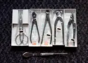 Lot 6 Piece Bonsai Scissors Tweezers Bonsai Tools Kaneshin Set JAPAN JP