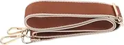 [Minkissy] Adjustable Bag Strap Versatile Replacement Shoulder Strap with Unique Color Block Design Durable for Handbags Purse Accessories