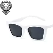 White Cat Eye Womens Sunglasses Stylish Luxury Ladies Fashion Trendy Eyewear