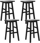 Bar Stools Stool Set of 4 Kitchen Swivel Counter Barstools Dining Chair Chairs B