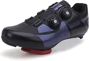 [PENXZT] Mens Cycling Shoes Breathable Road Bike Riding Shoes Indoor Compatible with Peloton Look SPD SPD-SL Delta Cleats Racing Shoes Outdoor