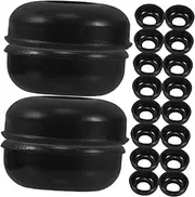 Mountain Bike Rear Axle Bowl Kit 20pcs Bike Hub Safety Washers Metal Axle Washer for Bicycle Easy Installation Longevity