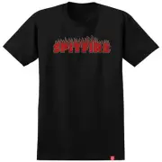 Spitfire Wheels Shirt Demonseed Script Black/Red