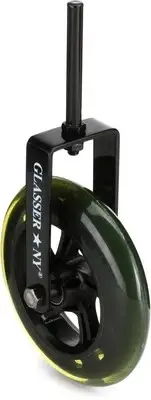 Glasser Double Bass Transport Wheel - 10mm (2-pack) Bundle