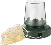 Tent String Lights - Led Light for Camp,Quick Storage Retractable 32.8FT Rechargeable Water Resistant Portable LED Lantern Bulb for Patio Awning Garden