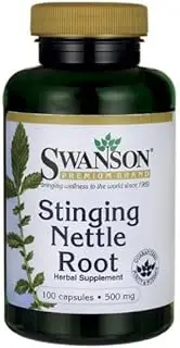 Stinging Nettle Root 500 mg 100 Caps by Swanson Premium Brand