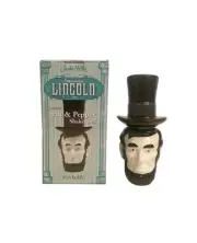 New Abraham Lincoln Salt & Pepper Shakers Archie McPhee Stackable
