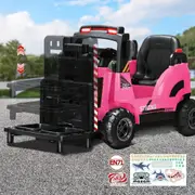 Mazam Kids Ride On Car Electric Forklift Truck Toy for Toddlers 12V Pink