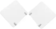 DIYEAH 1 Set Desktop Isolation Board Desk Privacy Panel Classroom Supplies Student Desk Display Classroom Privacy Test Shields for Classroom Privacy Shields Students Desks White PVC