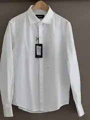DSQUARED2 TAILORED SHIRT IN WHITE SIZE 46 BRAND NEW WITH TAGS!