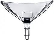 GAILEX Basketball Return Net with Ball Hoop & Backboard, Automatic Ball Return Chute, 180° Rotatable Direction