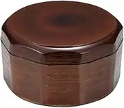 J-kitchens Hitsumabushi Container, Eel, Wood Carving, Rice Bowl (Large), Tochi, 6.9 inches (17.5 cm) x 10, Dishwasher Safe, Made in Japan