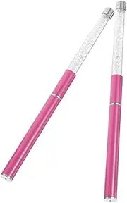 BAZEITFLOW 2pcs Nail Polish Pen Nail Pen Cuticle Pumice Stick Grinding Pen Nail Polishing Pen Nail Carved Pen Nail Cuticle Pusher Nail Pen Purple Frosted Stone