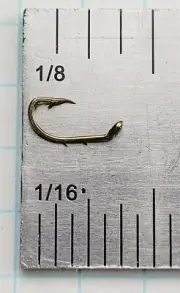 Mustad Baitholder Hooks 92641-BR-14-1000 Bulk Small Bait Hooks Size 14 1000pcs