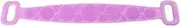 Silicone Back Scrubber Silicone Body Scrubber 23.6 Inches Long Scrubby Buddy Bath Body Brush Exfoliating Body Scrubber with Handle for Men Women Shower (Purple, 1 Pcs)