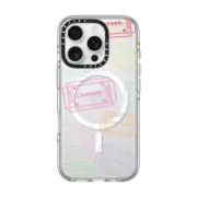 iPhone 16 Pro Clear Case MagSafe Compatible Tickets to the UK Phone Case