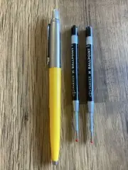 Parker JOTTER Ballpoint Pen,GLAM ROCK SUNSHINE Barrel( 1 PEN + 2 BLACK REFILLS )