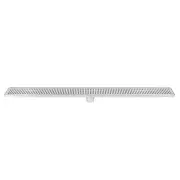 1000mm Bathroom Shower Stainless Steel Grate Drain w/Centre outlet Floor Waste Square Pattern