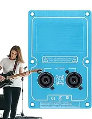 Speaker Junction Box,Double 4-Core Speaker Jack Plate - Audio Amplifier Socket for Stage Sound Recording Studio